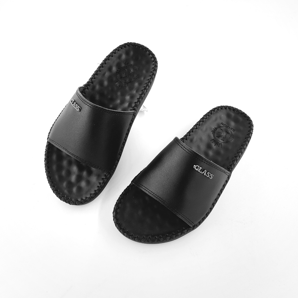 Dép da nam Class trẻ trung,năng động-Kinson Shop