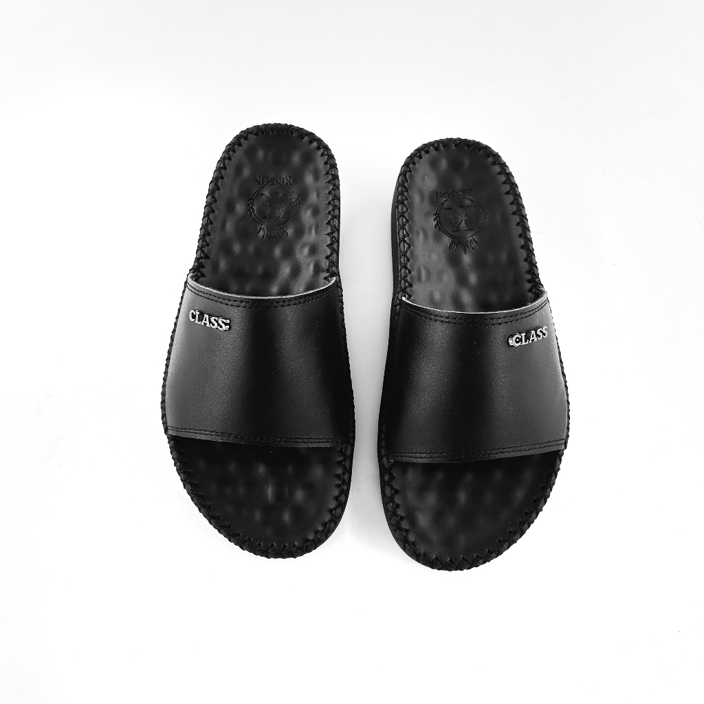 Dép da nam Class trẻ trung,năng động-Kinson Shop