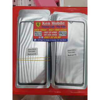 Mặt kính xiaomi redmi 12, loại liền keo oca