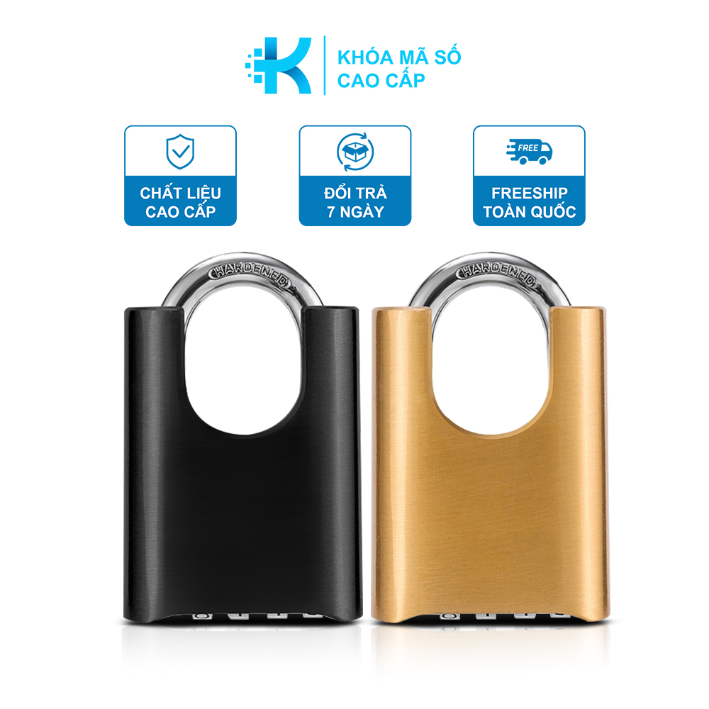 Khóa mã số làm từ hợp kim kẽm cao cấp, khoá chống trộm, chống cắt, chống cưa, chống phá khóa bảo mật an toàn