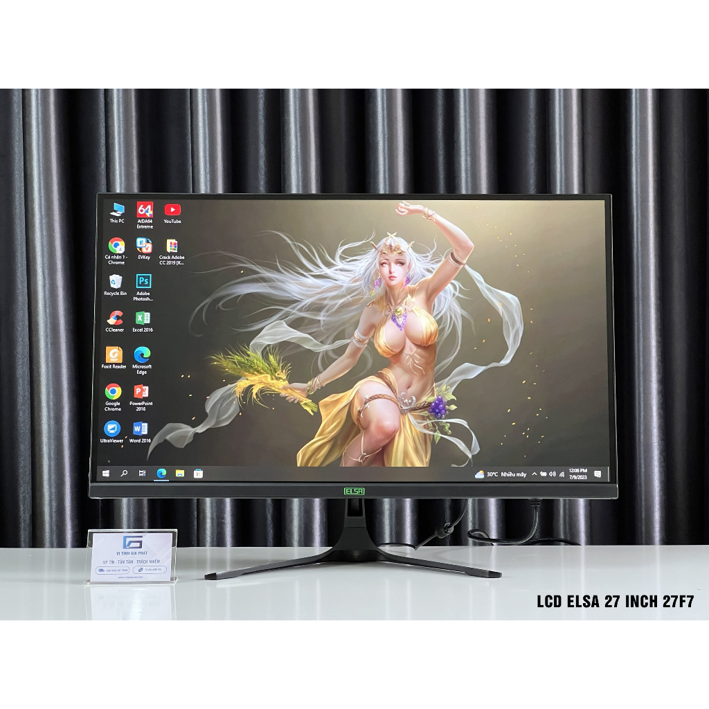 Màn Hình Phẳng VSP 27" ELSA 27F7 FHD / IPS / 170Hz Chính hãng Bảo hành 24 Tháng