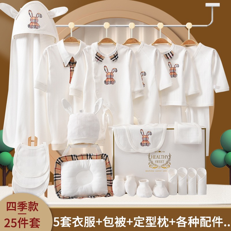 COMBO QUẦN ÁO SƠ SINH CAO CẤP KÈM HỘP SANG CHẢNH-SET QUÀ TẶNG SƠ SINH CAO CẤP