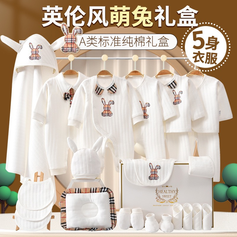 COMBO QUẦN ÁO SƠ SINH CAO CẤP KÈM HỘP SANG CHẢNH-SET QUÀ TẶNG SƠ SINH CAO CẤP