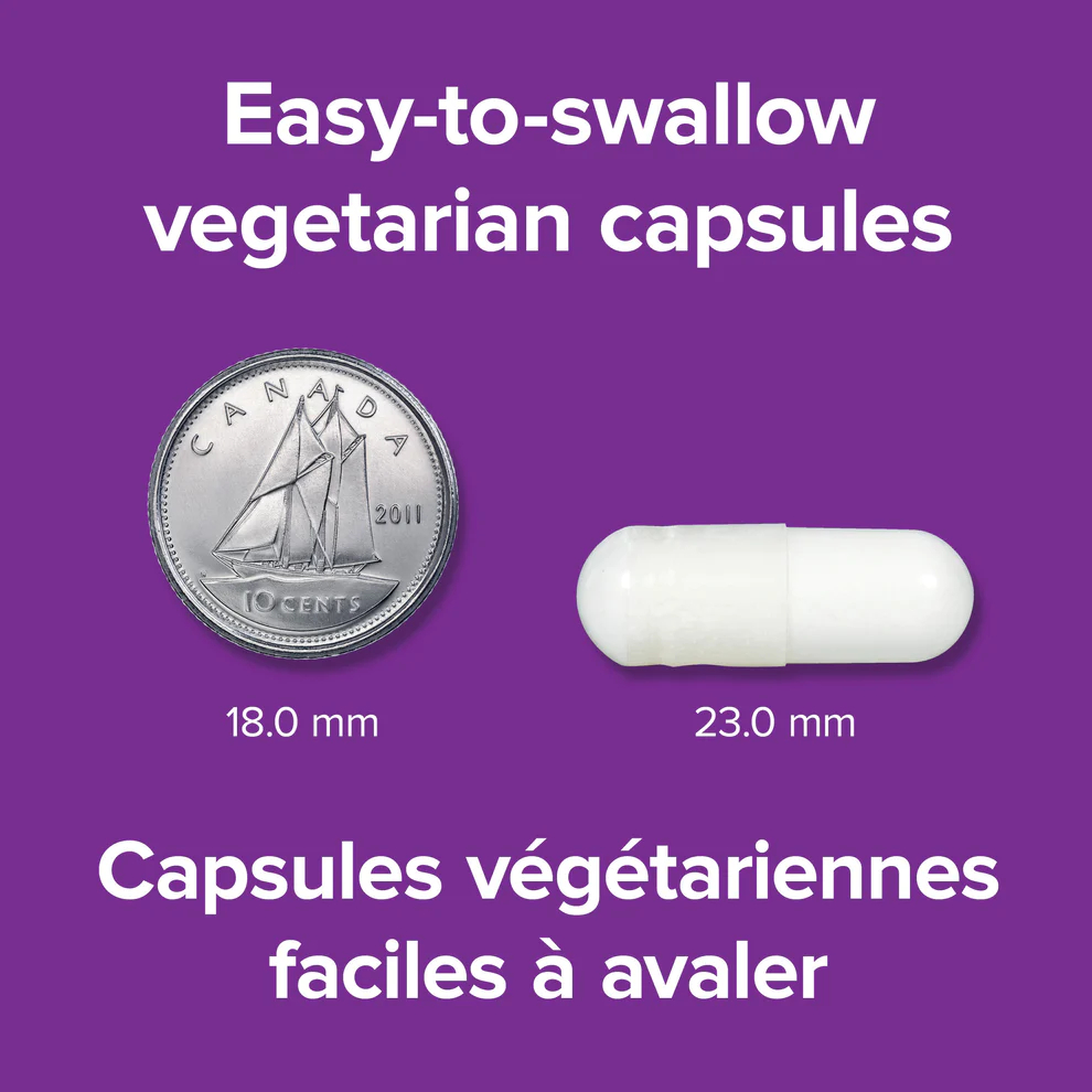 Webber Magnesium Bisglycinate Canada bổ sung magie giảm stress, giảm căng thẳng âu lo 120 Viên