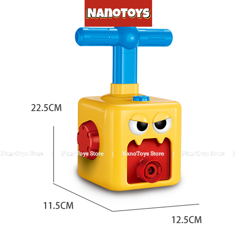 Đồ chơi xe bơm bong bóng, đua ô tô bong bóng - NANOTOYS STORE