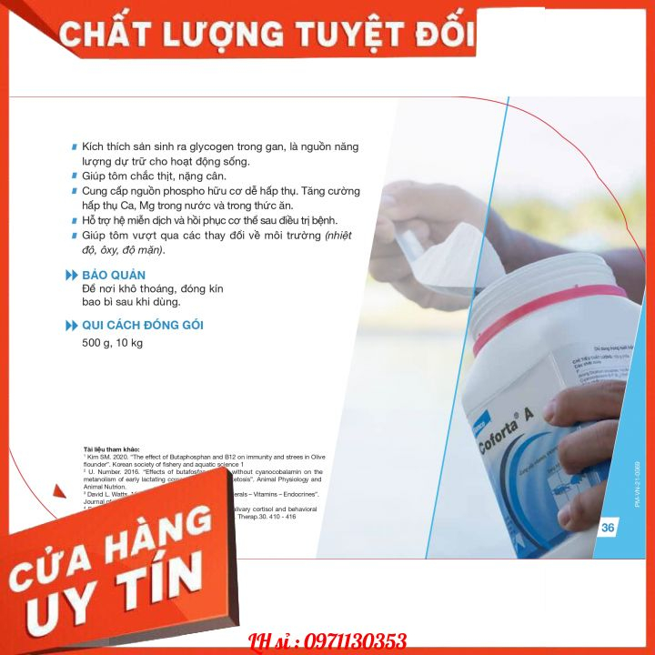 ELANCO COFORTA A   – SẢN PHẨM BỔ SUNG THỨC ĂN DÙNG CHO TÔM, CÁ