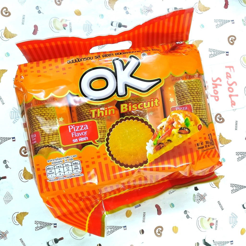 BÁNH QUY GIÒN OK THIN THÁI LAN