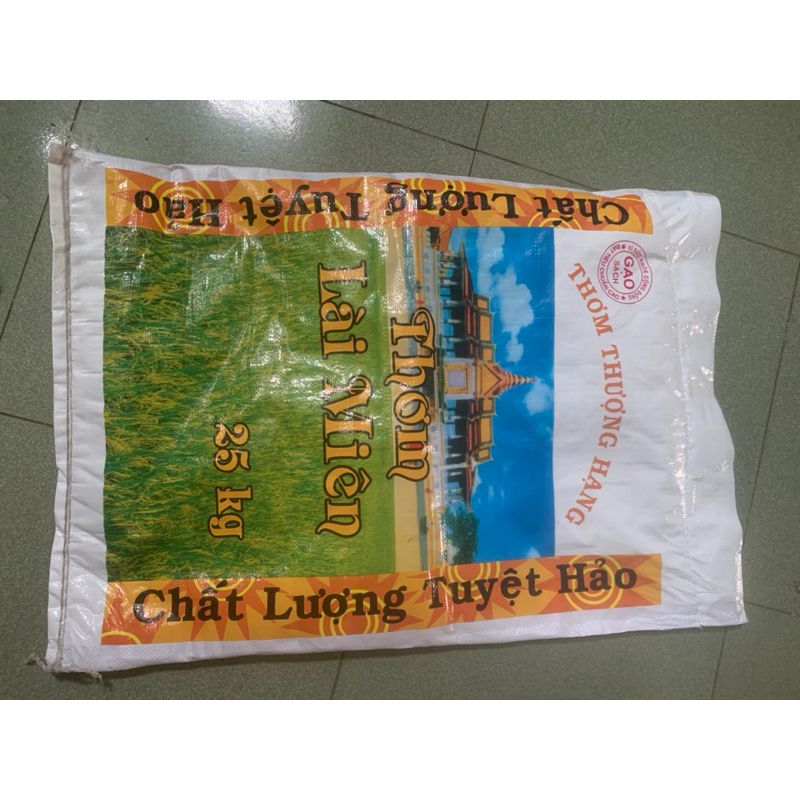 Thanh lý  50 vỏ bao gạo 25kg