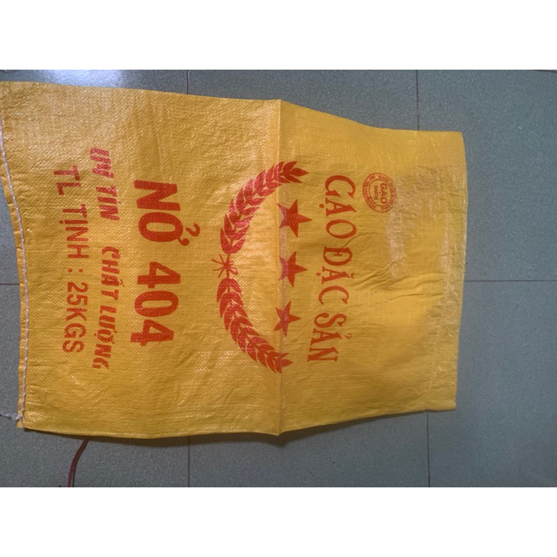 Thanh lý  50 vỏ bao gạo 25kg