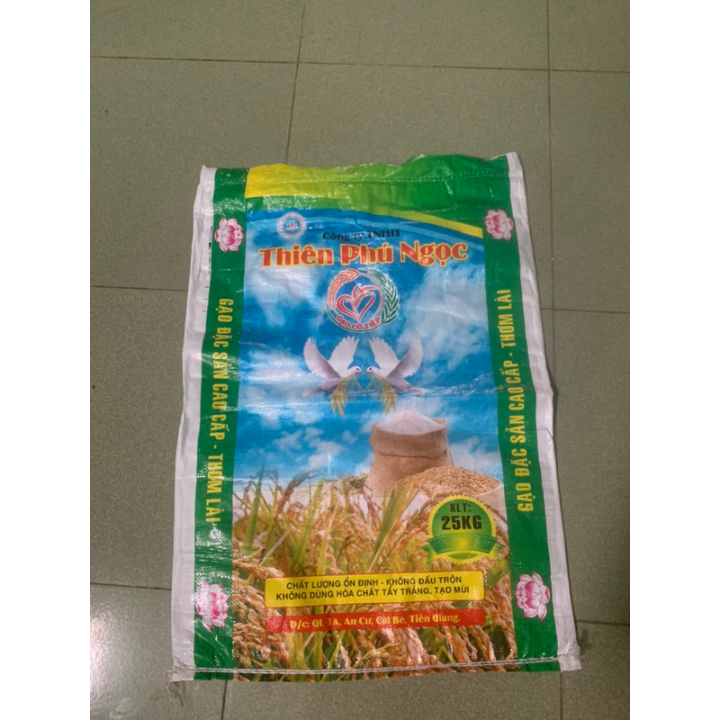 Thanh lý  50 vỏ bao gạo 25kg