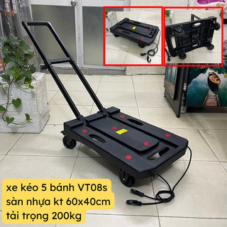 [TẶNG DÂY CHẰNG] Xe kéo hàng đa năng chung cư, gia đình, gấp gọn tiện lợi bỏ cốp ô tô