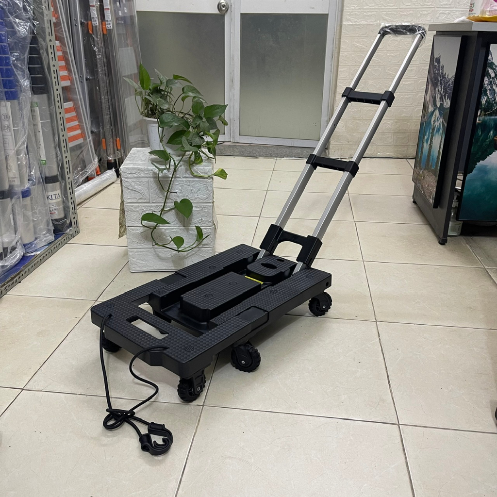 Xe đẩy hàng - kéo hàng đa năng 7 bánh S&D VT270 kéo dài sàn, siêu tải trọng 150kg,có bánh xoay 360 độ Tiện Lợi