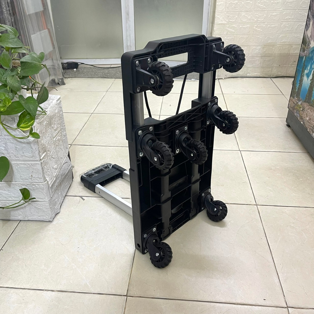 Xe đẩy hàng - kéo hàng đa năng 7 bánh S&D VT270 kéo dài sàn, siêu tải trọng 150kg,có bánh xoay 360 độ Tiện Lợi