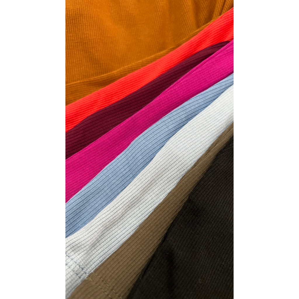 Áo croptop tay dài Wilfred Free chất thun gân xuất khẩu cực xịn