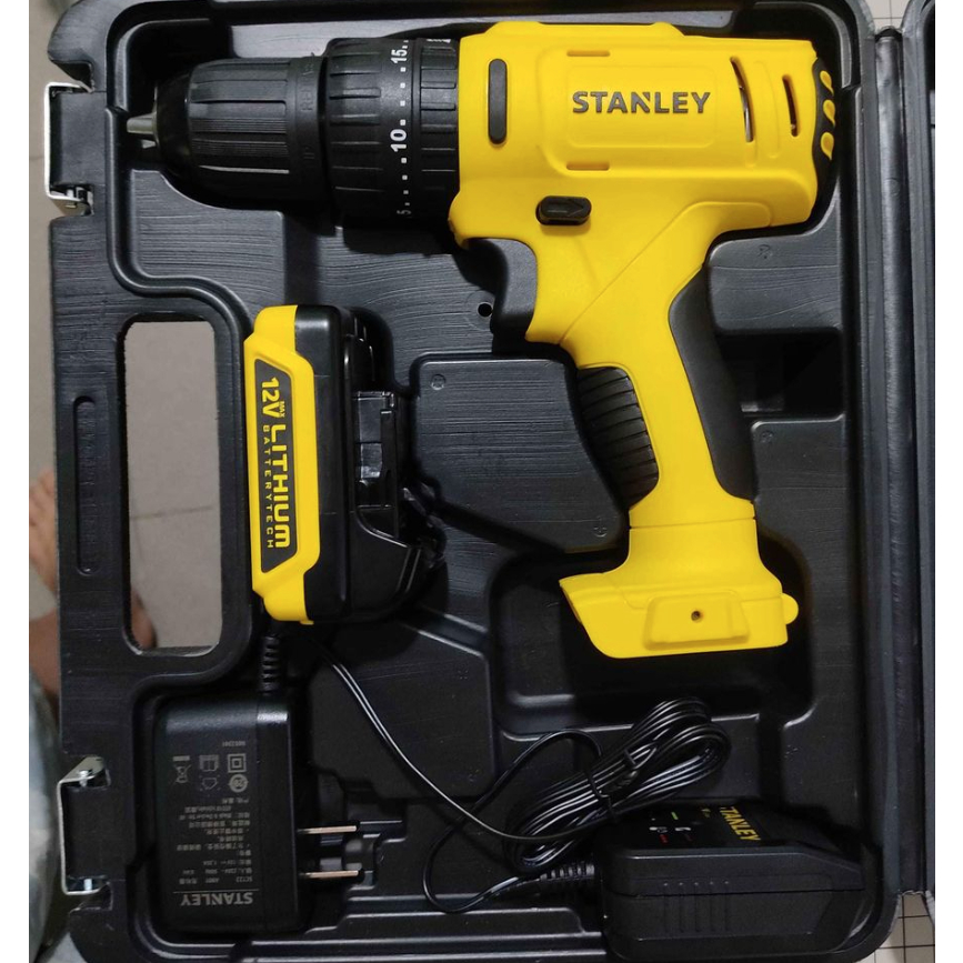 Máy khoan vặn vít pin 12V Stanley SCH12 - 3 chức năng