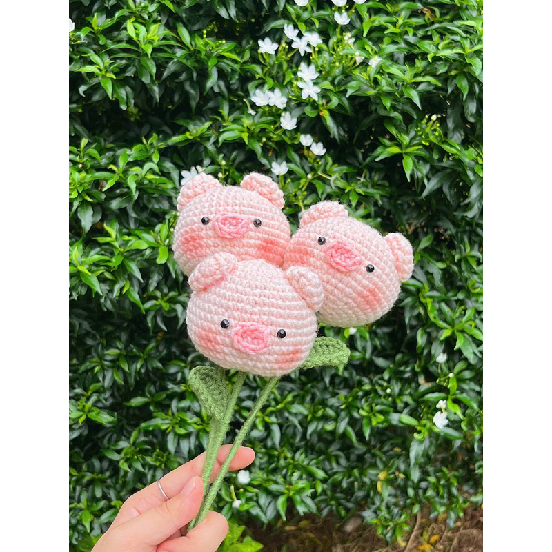 Hoa Thú Bảng Mẫu 1 - Hoa Vịt, Hoa Lợn, Hoa Heo siêu dễ thương