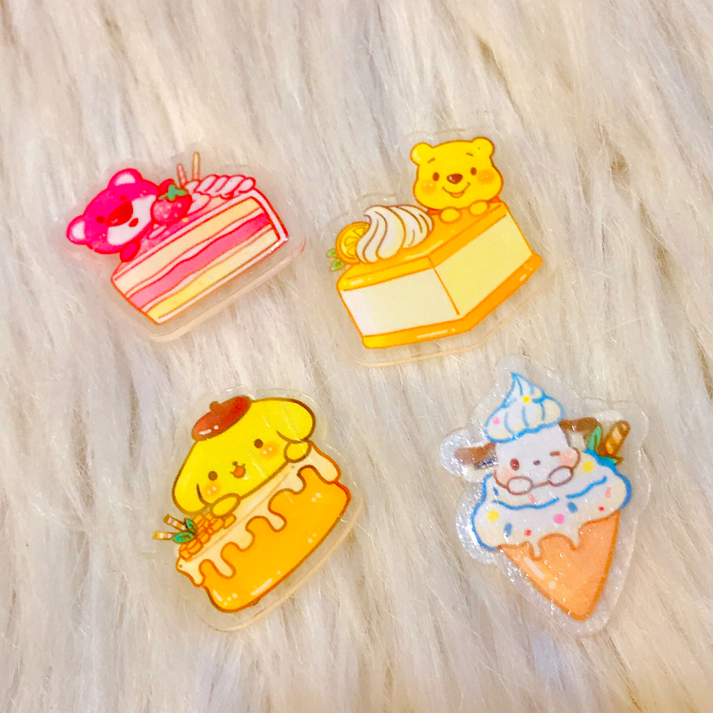 Ghim Cài Áo Huy Hiệu Cài Balo Hoạt Hình Sanrio - One Piece - Cu Shin Bằng Nhựa Trong Mềm Mại Dễ Thương