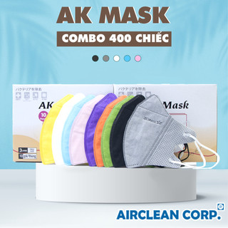 Khẩu Trang 5D AK MASK - Thùng 400 Chiếc Khẩu Trang Kháng Khuẩn, Chống Bụi Mịn