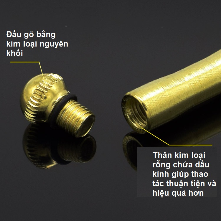 Dao Cắt Kính Thân Kim Loại Cao Cấp Màu Vàng