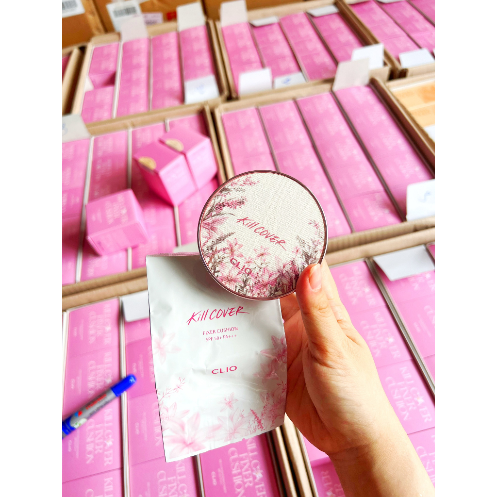 Set Phấn Nước CLIO Kill Cover Fixer Cushion 15g*2