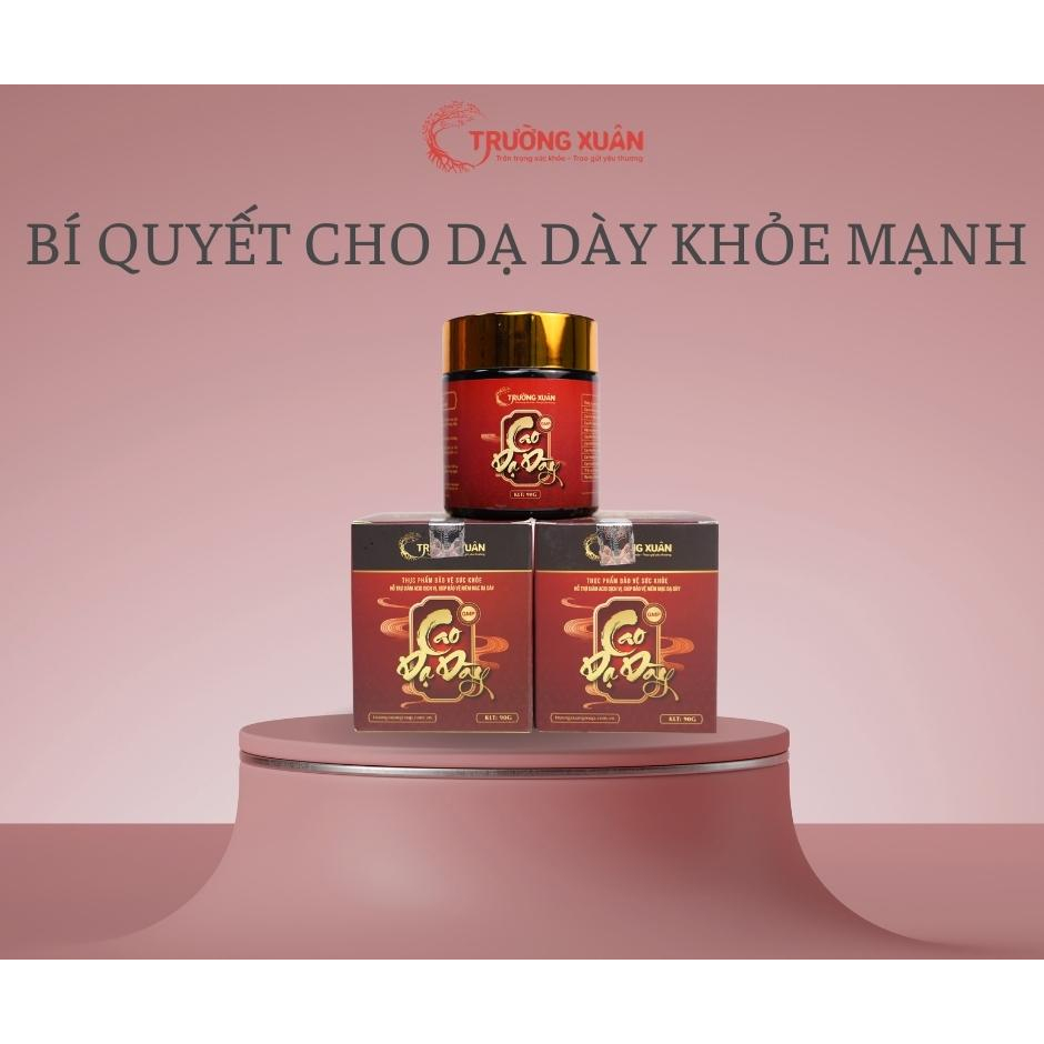 Cao Dạ Dày Trường xuân hỗ trợ ức chế HP giảm đau nhanh bảo vệ niêm mạc dạ dày hạn chế tái phát