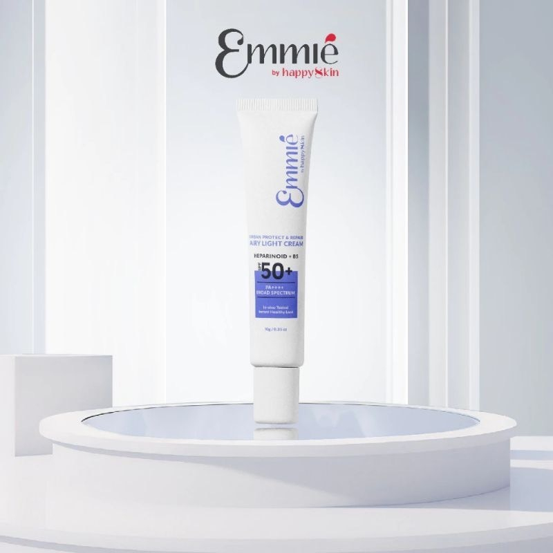 Kem chống nắng SPF 50+ PA++++ phục hồi Urban Protect Emmie By Happy Skin Emmié Airy Light Cream
