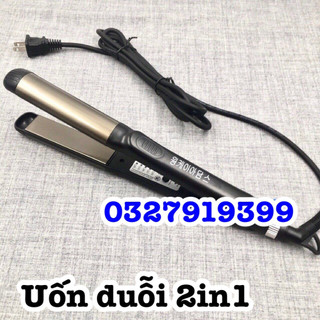 ✅freeship✅ Máy duỗi kẹp tóc,uốn tóc cao cấp HQ 2in1 119