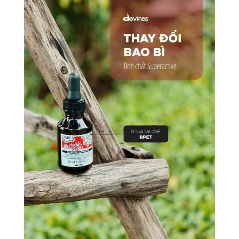 TINH CHẤT GIẢM RỤNG VÀ MỌC TÓC DAVINES SUPERACTIVE 100ML HOẶC TINH CHẤT GIẢM RỤNG THEO MÙA