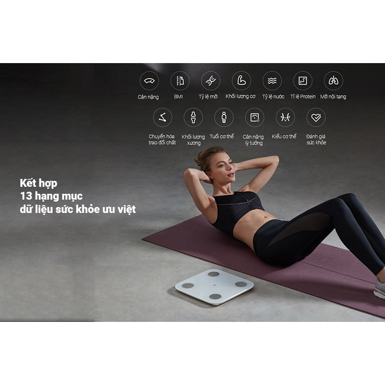Cân thông minh Xiaomi Mi Smart Body Composition Scale 2 - Bảo hành 12 tháng chính hãng