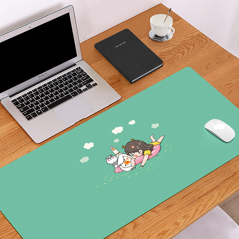 Miếng lót chuột 80x30 hoạt hình cute dễ thương chống nước cực êm MEILI STORE