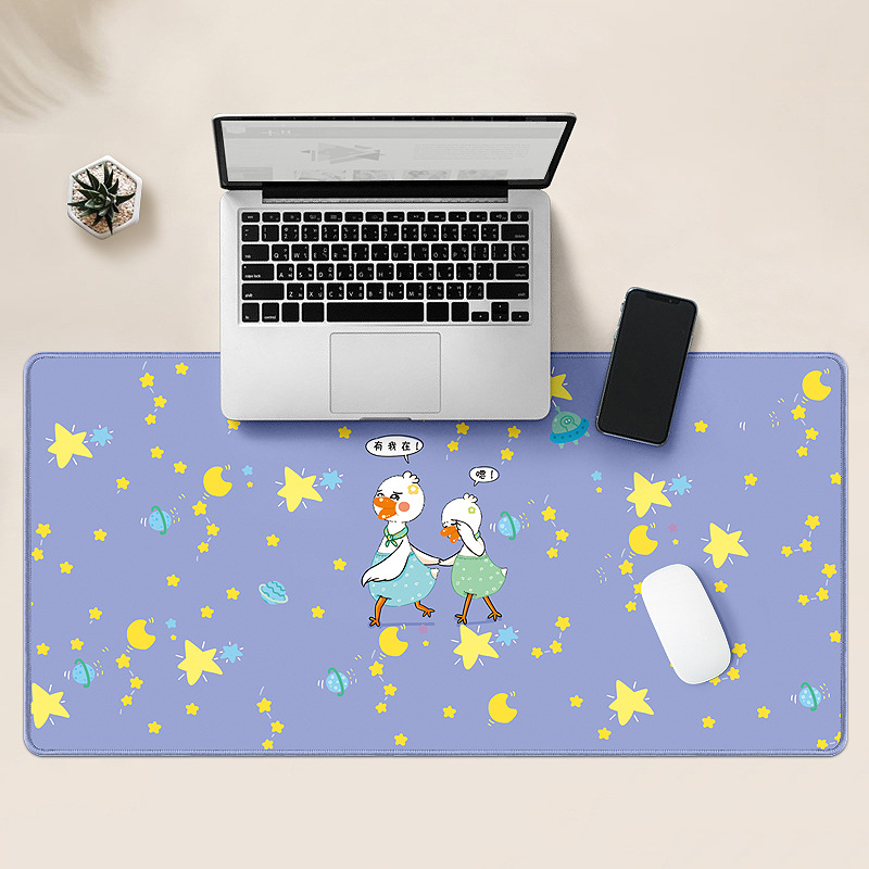 Miếng lót chuột 80x30 hoạt hình cute dễ thương chống nước cực êm MEILI STORE