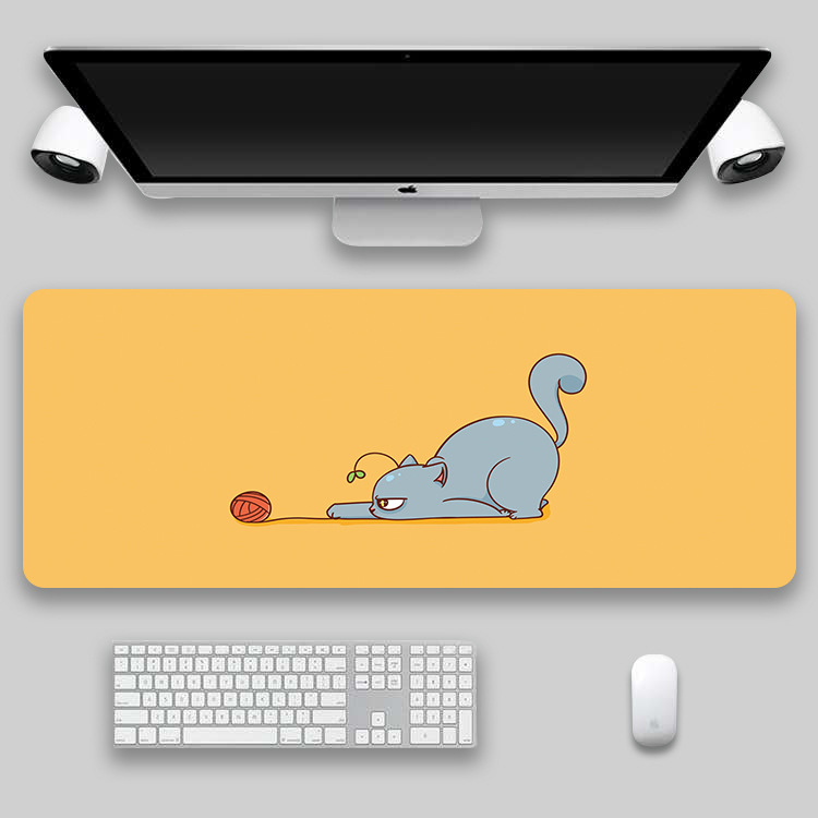 Miếng lót chuột 80x30 hoạt hình cute dễ thương chống nước cực êm MEILI STORE