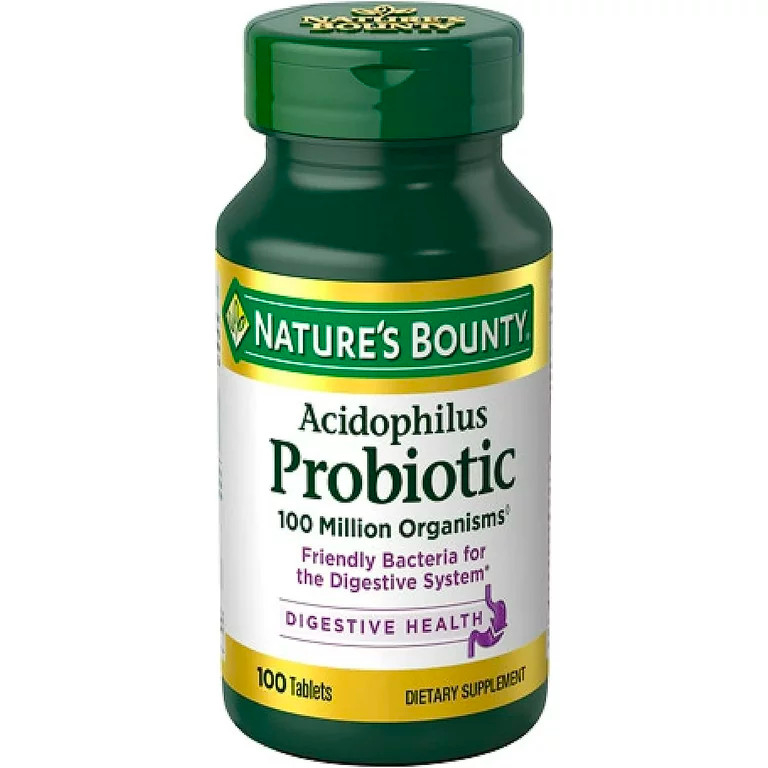 Viên uống bổ sung lợi khuẩn Nature’s Bounty Acidophilus Probiotic, Daily Probiotic 100 viên date 08.2024