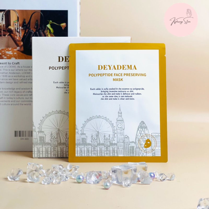 Mặt nạ Deyadema giúp da bóng mượt, cấp ẩm, trẻ hoá da Mỹ