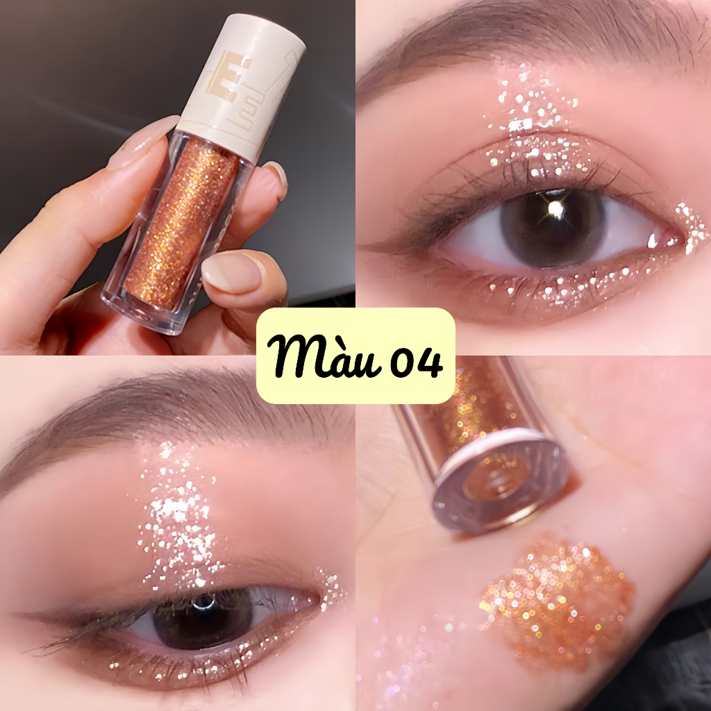 Nhũ Mắt SWEET MINT Lấp Lánh Dạng Lỏng Chống Thấm Nước