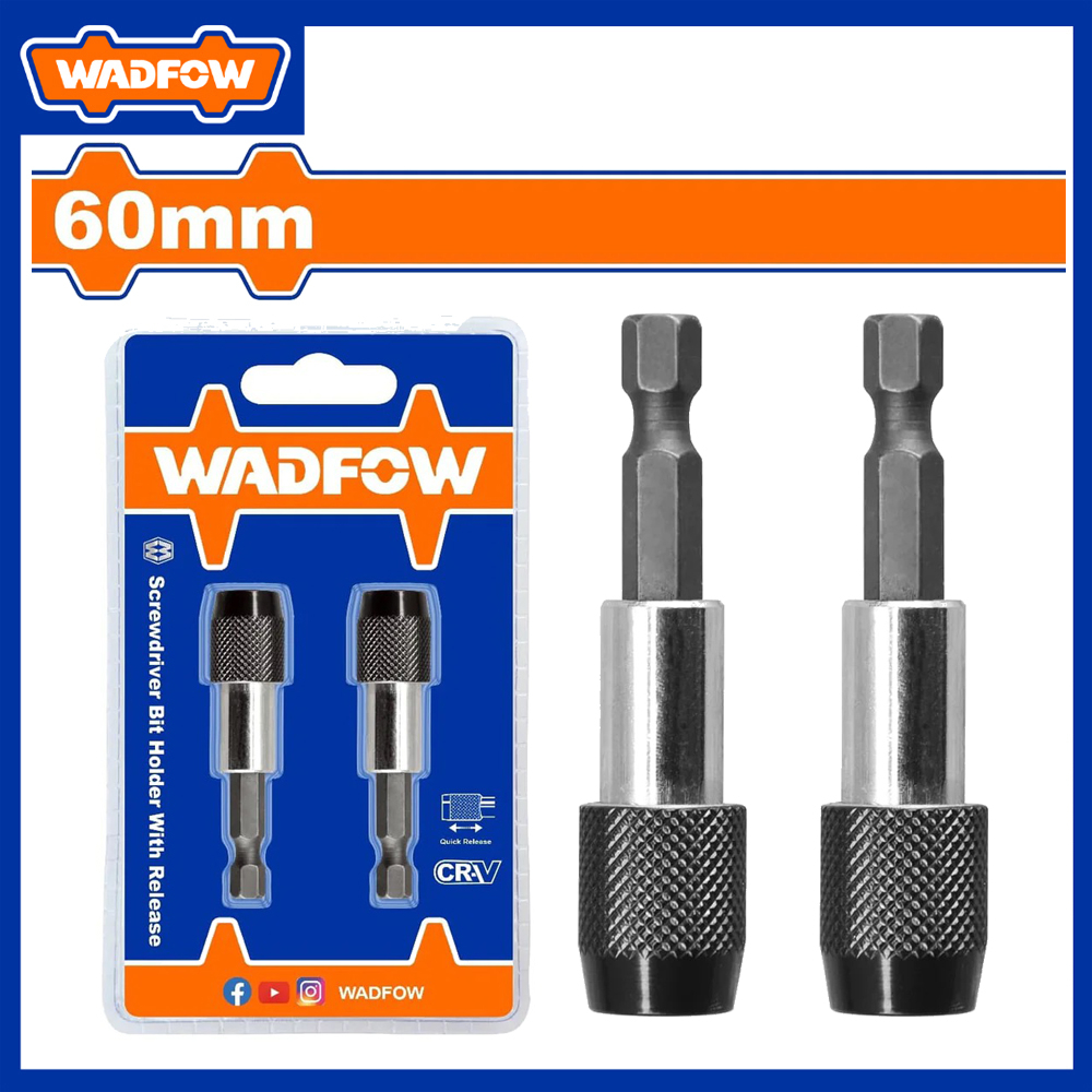 Bộ 2 đầu nối bắt vít kèm đầu thay nhanh Wadfow WSV3K01/WSV2K01
