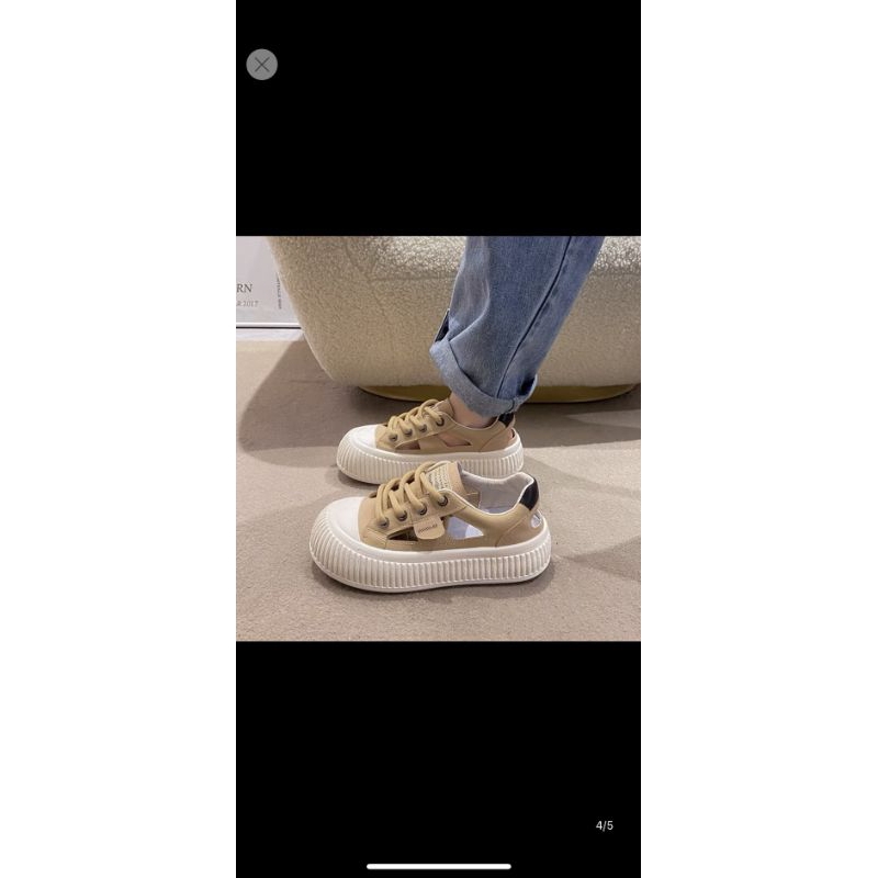 Giầy nữ thể thao phong cách hàn quốc,giày thể thao đế bệt 4cm cho nữ H302