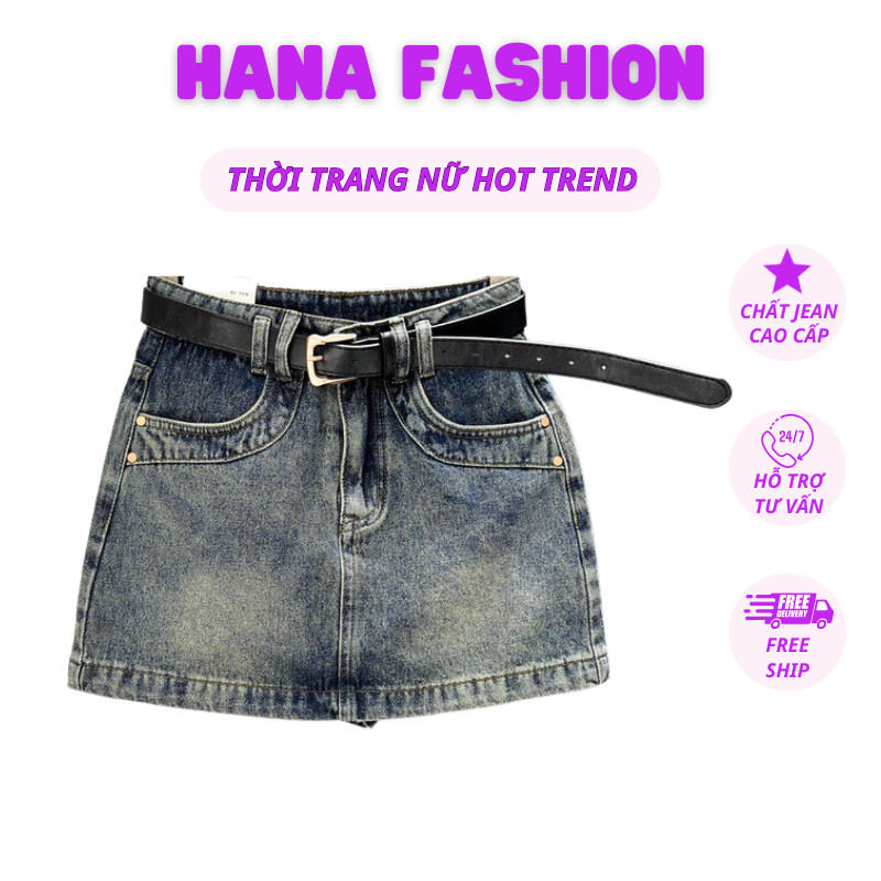 Chân Váy Y2K Jeans Ngắn Ebinu Vải Jean Cao Cấp Mặc Siêu Xinh Siêu Tôn Dáng
