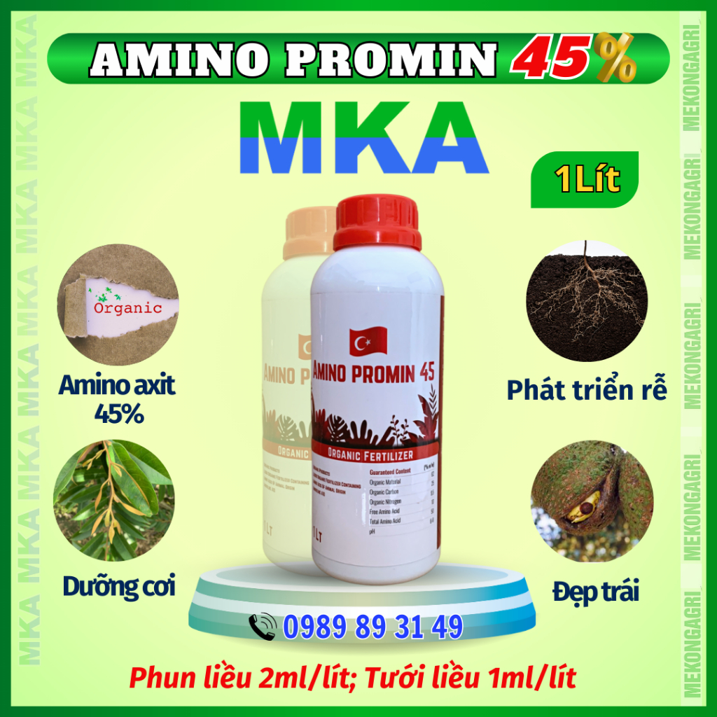 AMINO ACID 45% (Chai 1 lít)