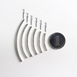 Cham ống bạc loại trơn dày 2mm dùng thường xuyên bạc 925 - Tổng Kho Sỉ Charm Bạc