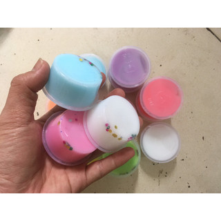 1 HỦ SLIME SỮA SIZE BÁNH FLAN - BASIC SLIME MINI