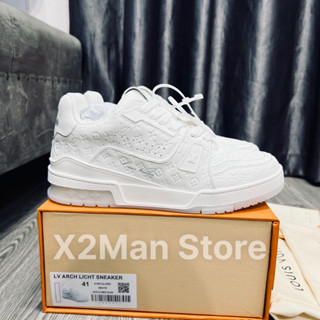 [X2Man Store -Tặng Tất ]-Giày LV54 Trainer LOGO Dập Chìm- Bản Cao Cấp