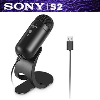 Sony S1/S2 micro thu âm USB, Mic thu âm có dây, Tích hợp lõi micro điện dung có độ nhạy cao, mic thu âm livestream
