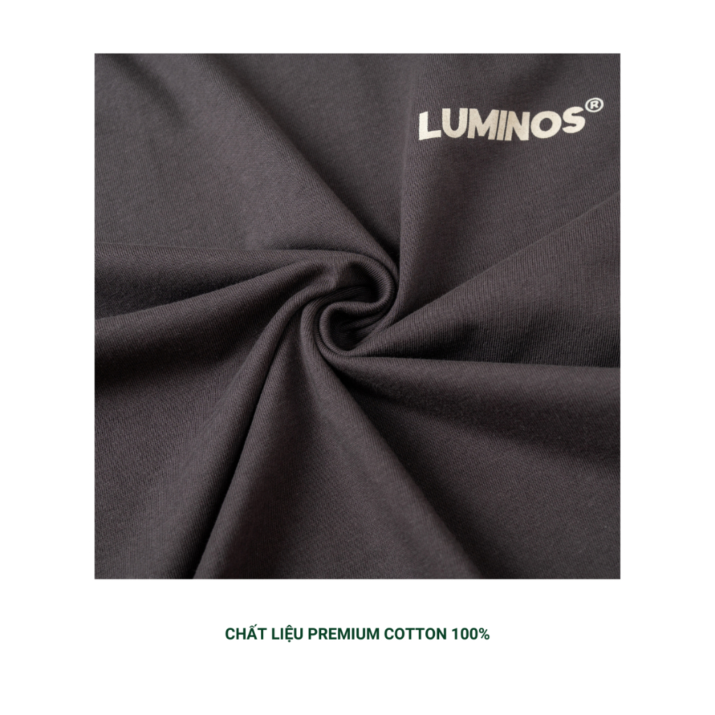 Áo Phông Oversize Luminos Standard 100% PREMIUM COTTON - Áo Phông Trơn Dáng Rộng Unisex - Brand Luminos