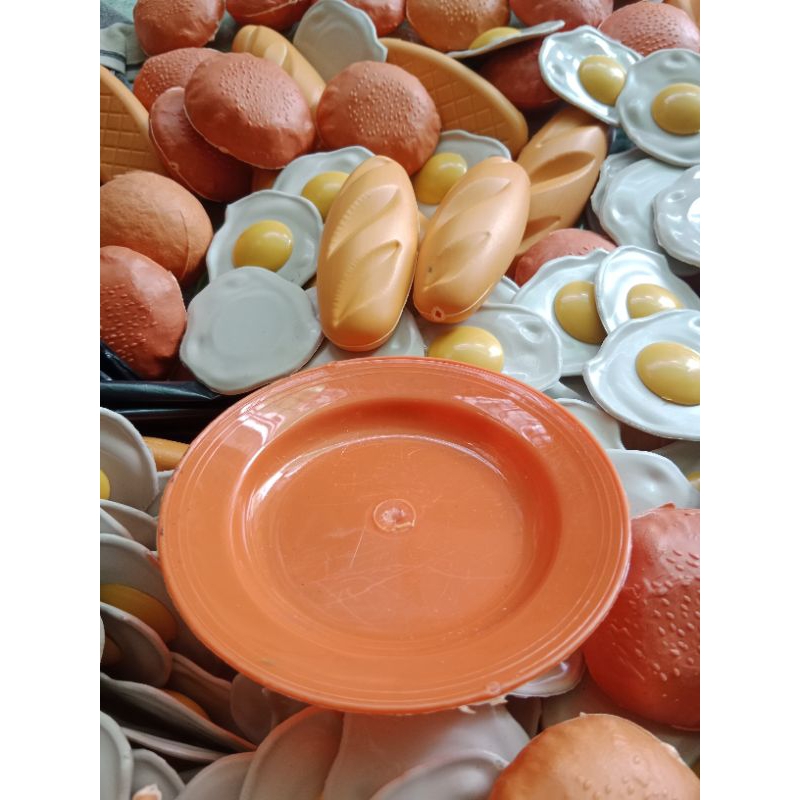 1 đĩa 2 bánh mì - Đồ chơi nấu ăn cân kí dành cho bé iu