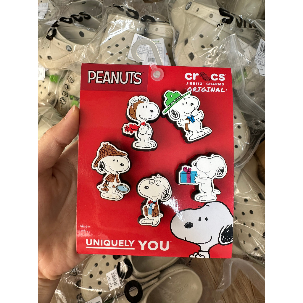 CROCS CHARM_PEANUTS PACK 5