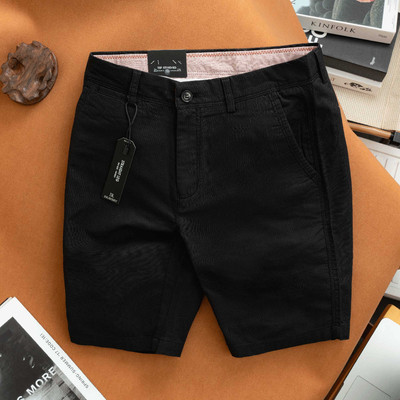 Quần short linen Linzo mềm mịn thoáng mát, form regular fit - Bravery