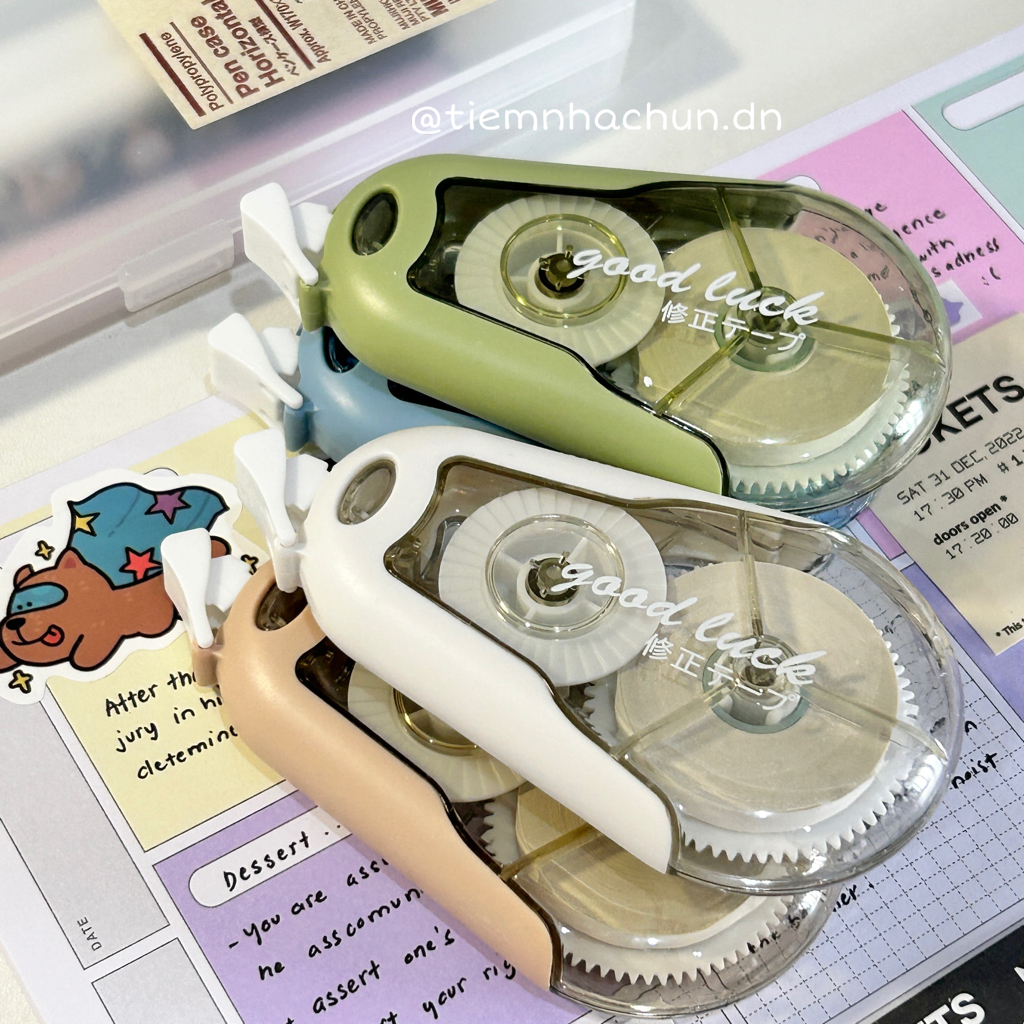 BÚT XOÁ KÉO BASIC PASTEL DÀI 20m  - tiệm nhà chun