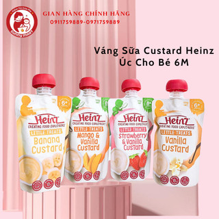 Váng Sữa Custard Heinz Úc Cho Bé 6M (8M)