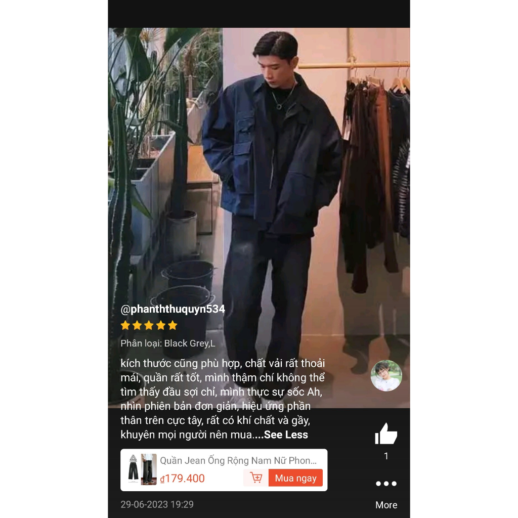 Quần Jean Ống Rộng Nam Nữ Phong Cách Retro Unisex WASH Black Grey Hàng Cao Cấp - UXQ03 - UX Clothing